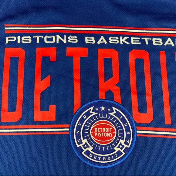 Detroit Pistons Jersey #2 Cade Cunningham NBA Tank Top Men’s Size L - Picture 6 of 9